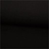 93159-Leinenoptik-Stoff-fuer-Kleidung-und-Deko-uni-schwarz-150cm-breit-IMG-1709.jpg Stoff in Leinenoptik in elegantem Schwarz – fein strukturiert und matt gewebt, ideal für Kleidung, Accessoires und stilvolle Deko-Projekte - ausgerollt und glatt liegend