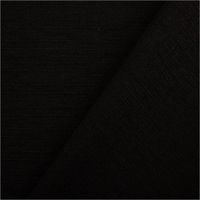 93159-Leinenoptik-Stoff-fuer-Kleidung-und-Deko-uni-schwarz-150cm-breit-IMG-1714.jpg Stoff in Leinenoptik in elegantem Schwarz – fein strukturiert und matt gewebt, ideal für Kleidung, Accessoires und stilvolle Deko-Projekte - mit Rueckseite