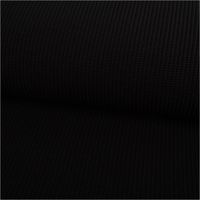 93160-Strickstoff-Grobstrick-mit-Baumwolle-480g-qm-heavy-knit-einfarbig-schwarz-150-cm-Breite-IMG-1695.jpg Schwerer Grobstrickstoff mit Baumwollanteil in elegantem Schwarz – dicht gestrickt und strukturiert in Szene gesetzt, ideal für Pullover, Strickjacken oder modische Wohnaccessoires - ausgerollt und glatt liegend