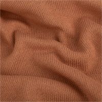 93221-Strickstoff-aus-100--Baumwolle-in-Camel-Braun-135cm-Breite--IMG-2683.jpg Strickstoff aus 100% Baumwolle in Camel-Braun. Detailansicht der feinen, gleichmäßigen Maschenstruktur. Der Stoff ist 135 cm breit - stilvoll drapiert