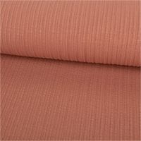 93227-Jersey-Stoff-Ripp-Jacquard-Baumwolle-Streifen-rosa-1-35m-Breite-IMG-2710.jpg Jersey Stoff Ripp-Jacquard aus Baumwolle in Rosa. Die Struktur zeigt vertikale Streifen in einer breiten und feinen Rippung, 1,35m breit - ausgerollt und glatt liegend