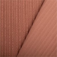 93227-Jersey-Stoff-Ripp-Jacquard-Baumwolle-Streifen-rosa-1-35m-Breite-IMG-2715.jpg Jersey Stoff Ripp-Jacquard aus Baumwolle in Rosa. Die Struktur zeigt vertikale Streifen in einer breiten und feinen Rippung, 1,35m breit - mit Rueckseite