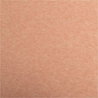 Lachsrosa melierter Heavy-Knit-Strickstoff, präsentiert als weicher, gebürsteter Viskose-Mix für warme Kleidung, 1,50 m breit - Vollansicht