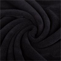 93244-Bambus-Fleece-Stoff-mit-Baumwolle-uni-dunkelblau-1-45m-Breite-IMG-2750.jpg Bambus Fleece Stoff mit Baumwolle in uni Dunkelblau. Detailansicht der weichen, saugfähigen und flauschigen Oberfläche, 1,45m breit - kunstvoll eingedreht in Falten