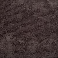 Bambus Fleece Stoff mit Baumwolle in uni Grau. Detailansicht der weichen, saugfähigen und flauschigen Oberfläche, 1,45m breit - Nahaufnahme