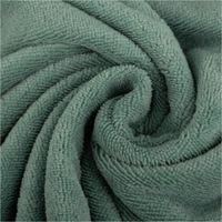 93250-Bambus-Fleece-Stoff-mit-Baumwolle-uni-Mintgruen-1-45m-Breite-IMG-2742.jpg Bambus Fleece Stoff mit Baumwolle in uni Mintgrün. Detailansicht der weichen, saugfähigen und flauschigen Oberfläche, 1,45m breit - kunstvoll eingedreht in Falten