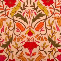 93254-Baumwollstoff-Alphonse-Blumen-Ornamente-peach-gruen-pink-1-47m-Breite-IMG-2792.jpg Baumwollstoff Popeline Alphonse. Der Digitaldruck zeigt Blumen Ornamente in Peach, Grün und Pink in einem symmetrischen Muster, 1,47m breit - Vollansicht