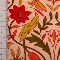 93254-Baumwollstoff-Alphonse-Blumen-Ornamente-peach-gruen-pink-1-47m-Breite-IMG-2794.jpg Baumwollstoff Popeline Alphonse. Der Digitaldruck zeigt Blumen Ornamente in Peach, Grün und Pink in einem symmetrischen Muster, 1,47m breit - mit Massband