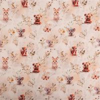 93255-Baumwollstoff-Popeline-Digitaldruck-Tiere-Blumenwiese-weiss-beige-gruen-1-47m-Breite-IMG-2798.jpg Baumwollstoff Popeline Digitaldruck. Das Muster zeigt süße Tiere wie Maus, Eichhörnchen und Hase auf einer Blumenwiese, 1,47m breit - Vollansicht