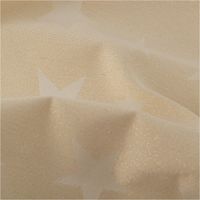 93261-Jacquard-Stoff-Weihnachtsstoff-Sterne-Gold-Glam-Metallic-Effekte-beige-gold-2-80m-Breite-IMG-3084.jpg Edler Jacquard Weihnachtsstoff mit elegantem Metallic-Effekt. Große, glitzernde Sterne in Gold zieren den beigefarbenen Grund. Das Deko-Gewebe hat eine Breite von 2,80 Metern Rueckseite Detailaufnahme