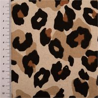 93294-Viskose-Stoff-mit-30--Leinen-Leo-ecru-schwarz-braun-1-34cm-Breite-IMG-2998.jpg Canvas Stoff mit Leo-Dessin in ecru, schwarz und brau mit Massband