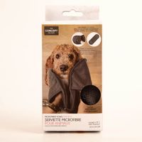 93304-Mikorofaser-Handtuch-fuer-Tiere-saugstark-grau-65x24cm-IMG-3161.jpg Hochwertiges Mikrofaser-Handtuch für Tiere in einem praktischen, neutralen Grau. Mit den Maßen 65 x 24 cm und einer besonders saugstarken Struktur ist es ideal zum schnellen Abtrocknen von Pfoten und Fell nach dem Spaziergang oder Bad geeignet - Vollansich