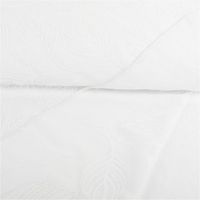 93339-Gardinenstoff-Leinenstruktur-mit-Blaetter-Boucle-Stickerei-raumhoch-wollweiss-280cm--IMG-3310.jpg Gardinenstoff in wollweiß mit Leinenstruktur und erhabener Bouclé-Blätterstickerei, präsentiert raumhoch für elegante Fensterdekorationen und gefertigt in 280 cm Breite - ausgerollter Rueckseite