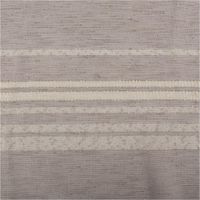 93343-Gardinenstoff-Voile-Boucle-Streifen-taupe-wollweiss-160cm-Breite-IMG-3353.jpg Gardinenstoff Voile in Taupe mit wollweißen Bouclé-Streifen; der strukturierte, halbtransparente Stoff präsentiert dezente Linienakzente und misst 160 cm Breite - Vollansicht