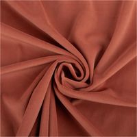 Samt Stoff Polsterstoff Vorhangstoff petproof non-flammable lachsrot 140cm Breite - kunstvoll eingedreht in Falten