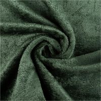 Thermostoff Chenille in dunkelgrün, präsentiert mit weicher, dichter Struktur; robuster Polster- und Vorhangstoff mit Petproof-Oberfläche und schwer entflammbaren Eigenschaften, 140 cm Breite - kunstvoll eingedreht in Falten