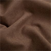 Microfaser-Polsterstoff Matras in mokkabraun meliert, präsentiert mit glatter, dichter Oberfläche, ideal für Möbelbezüge und Deko, 1,40 m Breite - stilvoll drapiert