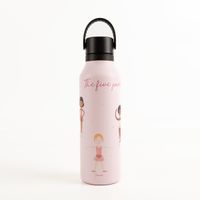 Die hochwertige Trinkflasche Marta Munté Ballet von Runbott in Rosa überzeugt durch ihre innovative EverTaste® Keramikbeschichtung. Mit 600 ml Fassungsvermögen ist sie geschmacksneutral, BPA-frei und absolut auslaufsicher - Vollansicht