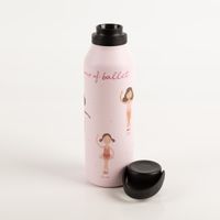 Die hochwertige Trinkflasche Marta Munté Ballet von Runbott in Rosa überzeugt durch ihre innovative EverTaste® Keramikbeschichtung. Mit 600 ml Fassungsvermögen ist sie geschmacksneutral, BPA-frei und absolut auslaufsicher - mit offenem Deckel