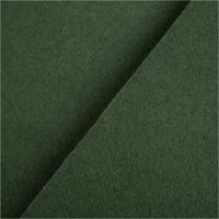 Kreativstoff Filz in 1,5 mm Stärke und einfarbig khaki-grün, präsentiert mit homogener, fein strukturierter Oberfläche; idealer Bastelfilz in 90 cm Breite - mit Rueckseite