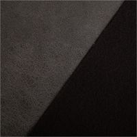 Polsterstoff Mikrofaser Valentina im steel-grauen Lederlook, präsentiert mit feiner, unregelmäßiger Struktur; robuster und weich anmutender Bezugsstoff in 1,42 m Breite - mit Rueckseite