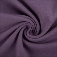 Gedrehter Bündchenstoff Schlauchware Organic Bio fein in Grape, 35 cm breit, veranschaulicht Dehnbarkeit, Stofffall und hochwertige Qualität für nachhaltige Textilprojekte