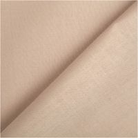 Der hochwertige Baumwollstoff Popeline Meterware dark beige 1,50m breit besticht durch seine glatte, blickdichte Oberfläche. Ideal für klassische Blusen, Hemden oder leichte, langlebige Sommerhosen - mit Rueckseite
