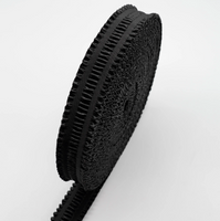 93471-Gummiband-Lederimitat-mit-Raffungen-Schwarz-40mm-Breite-Screenshot-2025-12-18-171224.png Elastisches Lederimitat-Gummiband schwarz, strukturiertes Design auf der Rolle