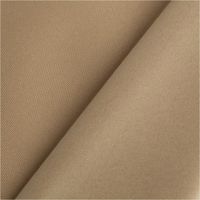 Der robuste Outdoor Stoff Waterproof wasserdicht Polyester uni taupe 1,45m Breite bietet zuverlässigen Schutz vor Nässe. Ideal für langlebige Gartenmöbelauflagen, Taschen und wetterfeste Bekleidung - mit Rueckseite