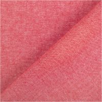 93580-Baumwollstoff-Popeline-Yarn-Dyed-garngefaerbt-einfarbig-rot-meliert-1-44m-Breite-IMG-7311.jpg Dieser hochwertige Baumwollstoff Popeline Yarn Dyed garngefärbt einfarbig rot meliert 1,44m Breite besticht durch seine gleichmäßige, fein strukturierte Webung in einem kräftigen, melierten Rotton - mit Rueckseite