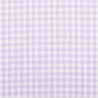93584-Baumwollstoff-Popeline-Yarn-Dyed-garngefaerbt-kleine-Karos-2-7-mm-lila-weiss-1-44m-Breite-IMG-7279.jpg Dieser hochwertige Baumwollstoff Popeline Yarn Dyed garngefärbt kleine Karos 2,7 mm lila weiß 1,44m Breite besticht durch sein klassisches, feines Karomuster in zartem Flieder und Weiß - Nahaufnahme