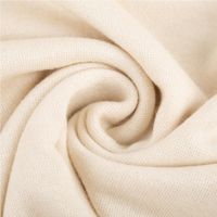 Dieser weiche Viskose Strickstoff in der Farbe Ecru meliert überzeugt durch eine feine Oberflächenstruktur und einen angenehmen Griff. Mit 1,50 m Breite ist der elastische Feinstrick ideal für fließende Damenmode - kunstvoll eingedreht in Falten