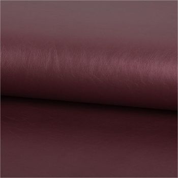 Hochwertiges Kunstleder in intensivem Beere Metallic mit einer weichen Rückseite aus Viskose für hohen Tragekomfort. Das 1,4 m breite Material eignet sich ideal für Kleidung, Taschen oder Polsterprojekte - ausgerollt und glatt liegend