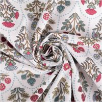 93610-Baumwollstoff-Saphir-Blumen-Wellenmuster-weiss-gruen-rot-blau-1-40m-Breite-IMG-6151.jpg Baumwollstoff Saphir mit Blumen im Wellenmuster weiß grün rot blau, weich fallend drapiert