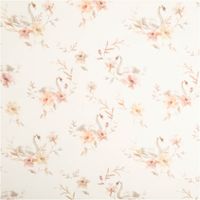 93633-Bio-French-Terry-Baumwollstoff-Schwaene-Blumen-wollweiss-rosa-145cm-IMG-5131.jpg Der hochwertige Bio French Terry Baumwollstoff Schwäne Blumen wollweiß rosa 145cm besticht durch sein verträumtes Motiv. Ideal für bequeme Kinderbekleidung, Sweatshirts oder weiche Accessoires - Vollansicht