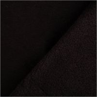 Der hochwertige Alpenfleece Stoff uni schwarz 1,50m Breite besticht durch seine weiche, wärmende Abseite. Ideal für kuschelige Pullover, gemütliche Jacken oder wärmende Winteraccessoires - mit Rueckseite