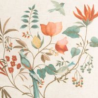 93651-Dekokissen-Leinenstruktur-Voegel-Blumen-Blaetter-natur-marsala-gruen-45x45cm-IMG-5467.jpg Das hochwertige Dekokissen Leinenstruktur Vögel Blumen Blätter natur marsala grün 45x45cm besticht durch sein detailreiches, florales Design mit Vögeln. Ideal für stilvolle Akzente im Wohnbereich - Nahaufnahme