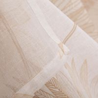 93659-Vorhang-oesenvorhang-Voile-Ornamente-Palmenblaetter-weiss-natur-140x260cm-IMG-8531.jpg Vorhang Ösenvorhang Voile Ornamente Palmenblätter weiß natur 140x260cm besticht durch tropisches Design für luftige, gemütliche und stilvolle Akzente an Ihren Fenstern in Ihrem Zuhause - Ecke umgedreht