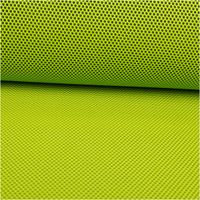 Hochwertiger Mesh Stoff 3D Wabenstruktur Martindale 30.000 limegrün schwarz 150cm Stoffbreite besticht durch seine leuchtende, neongrüne Textur und robuste technische Beschaffenheit. Ein langlebiger Funktionsstoff - ausgerollt und glatt liegend