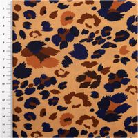 93683-Viskose-Stoff-fuer-Bekleidung--Leo-braun-blau-140cm-Stoffbreite-IMG-6865.jpg Der hochwertige Viskose Stoff für Bekleidung Leo braun blau 140cm Stoffbreite besticht durch sein modernes Leopardenmuster in warmen Braun- und kühlen Blautönen. Ein fließendes Material für kreative Nähprojekte - mit Massband