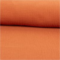 93792-Musselin-Stoff-Bio-Baumwolle-einfarbig-Cognac-Braun-1-30m-Breite-IMG-7342.jpg Dieser hochwertige Musselin Stoff Bio Baumwolle einfarbig Cognac Braun 1,30m Breite besticht durch seine weich gecrashte Struktur in einem warmen, erdigen Cognacton. Ein natürliches Bio-Material - ausgerollt und glatt liegend