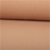93794-Musselin-Stoff--Baumwollstoff-Double-Gauze-uni-Beige-130-cm-IMG-6813.jpg Der hochwertige Musselin Stoff Baumwollstoff Double Gauze uni Wollweiß 130 cm besticht durch seine weiche, doppellagige Struktur in einem sanften, natürlichen Cremeton. Ein vielseitiges Material für Ihre Nähprojekte - ausgerollt und glatt liegend