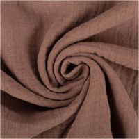 93795-Musselin-Stoff--Baumwollstoff-Double-Gauze-uni-Taupe-Braun-130-cm-IMG-6826.jpg Der hochwertige Musselin Stoff Baumwollstoff Double Gauze uni Beige 130 cm besticht durch seine weiche, doppellagige Struktur in einem sanften, gedeckten Erdton. Ein vielseitiges Material für Ihre Nähprojekte - kunstvoll eingedreht in Falten