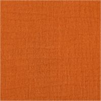 Der hochwertige Musselin Stoff Baumwollstoff Double Gauze uni Braun 130 cm besticht durch seine weiche, doppellagige Struktur in einem kräftigen, dunklen Erdton. Ein vielseitiges Material für Ihre Nähprojekte - Nahaufnahme