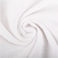 93800-Musselin-Stoff--Baumwollstoff-Double-Gauze-uni-Weiss-130-cm-IMG-6799.jpg Der hochwertige Musselin Stoff Baumwollstoff Double Gauze uni Weiß 130 cm besticht durch seine weiche, doppellagige Struktur in einem strahlenden, reinen Weiß. Ein vielseitiges Material für Ihre Nähprojekte - kunstvoll eingedreht in Falten