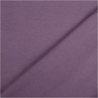 93811-Jersey-Stoff-Bio-Baumwolljersey-einfarbig-lila-Traube-1-5m-Breite-IMG-7356.jpg Dieser hochwertige Jersey Stoff Bio Baumwolljersey einfarbig lila Traube 1,5m Breite besticht durch seine gleichmäßige, fein gestrickte Oberfläche in einem satten, dunklen Traubenton. Ein weiches Bio-Material - mit Rueckseite