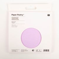 93830-Rico-Design-Seidenpapier-einfarbig-helllila-50x70cm-Paper-Poetry-1-Bogen-IMG-6968-Bearbeitet.jpg Hochwertiges Rico Design Seidenpapier einfarbig helllila 50x70cm Paper Poetry 1 Bogen überzeugt durch seine zarte Farbe und vielseitige Einsetzbarkeit für kreative Bastel- und Verpackungsprojekte - Vollansicht