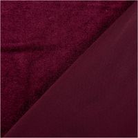 93844-Stretchsamt-Samtstoff-dunkelrot-einfarbig-1-5-m-breit-IMG-7525.jpg Dieser hochwertige Stretchsamt Samtstoff dunkelrot einfarbig 1,5 m breit besticht durch seine herrlich weiche, schimmernde Oberfläche in einem edlen, tiefen Weinrot. Ein luxuriöser, dehnbarer Stoff - mit Rueckseite