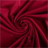 93845-Stretchsamt-Samtstoff-rot-einfarbig-1-5-m-breit-IMG-7513.jpg Dieser hochwertige Stretchsamt Samtstoff rot einfarbig 1,5 m breit besticht durch seine herrlich weiche, schimmernde Oberfläche in einem intensiven, klassischen Rot. Ein edler, dehnbarer Stoff - kunstvoll eingedreht in Falten