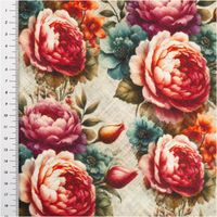 93847-Viskose-Stoff-mit-42--Leinenanteil-Pfingstrosen-natur-rosa-gruen-1-43cm-Breite-IMG-7400.jpg Dieser hochwertige Viskose Stoff mit 42% Leinenanteil Pfingstrosen natur rosa grün 1,43cm Breite besticht durch sein romantisches Muster mit üppigen Pfingstrosen auf naturfarbenem Grund - mit Massband